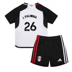 Fulham Joao Palhinha #26 Hemmakläder Barn 2023-24 Kortärmad (+ Korta byxor)